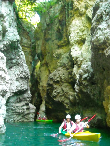 Gita in Canoa con Nicola_lago di santa giustina_canyon del novella- LE CANOE (35)