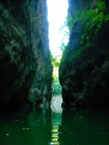 Gita in Canoa con Nicola_lago di santa giustina_canyon del novella- LE CANOE (38)