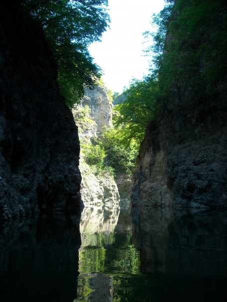 Gita in Canoa con Nicola_lago di santa giustina_canyon del novella- LE CANOE (53)